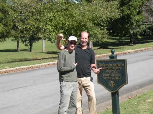 Joel and dad, Anniston AL 2009