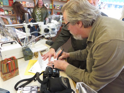 The big surprise of the day was that John's brother Art, and his wife Erica, drove from Greensboro to be with us!